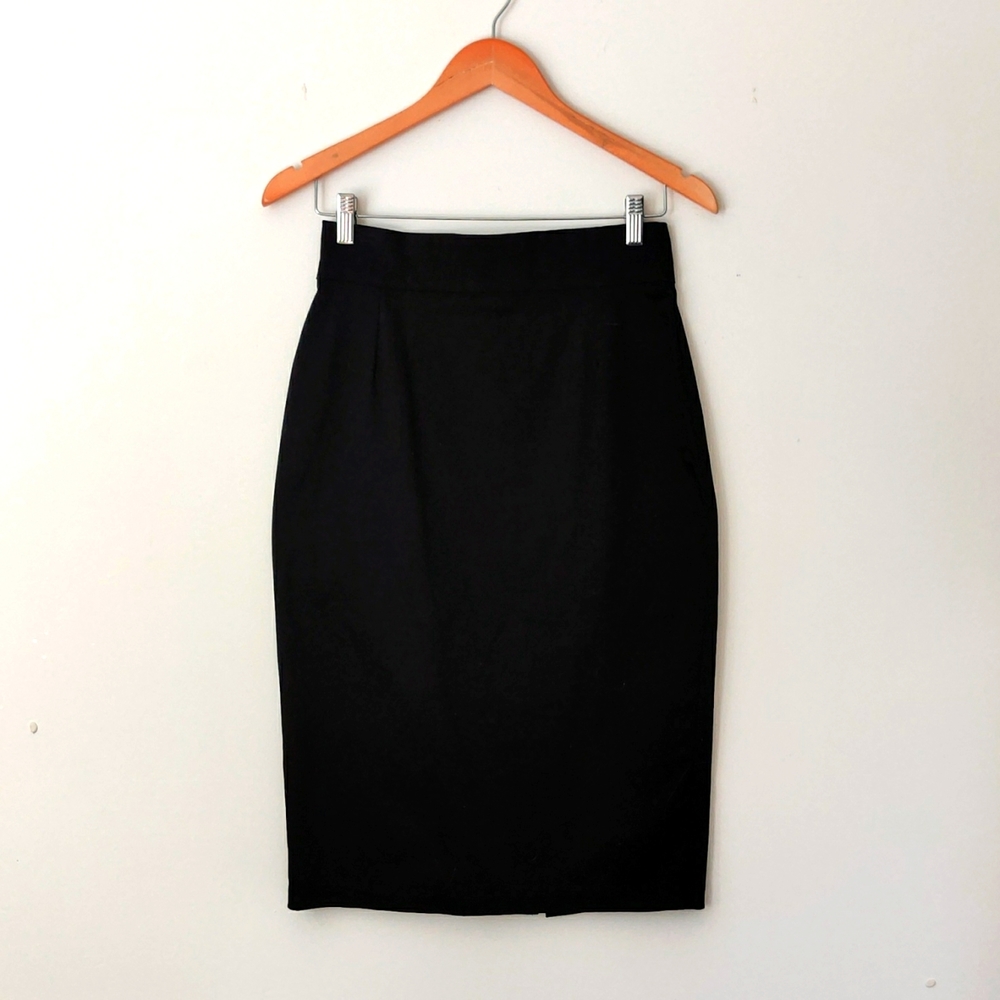 midi Pencil skirt by Pinup Couture. NWOT. High waisted skirt. black pencil skirt